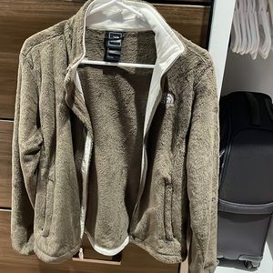 North Face - brown fleece size medium